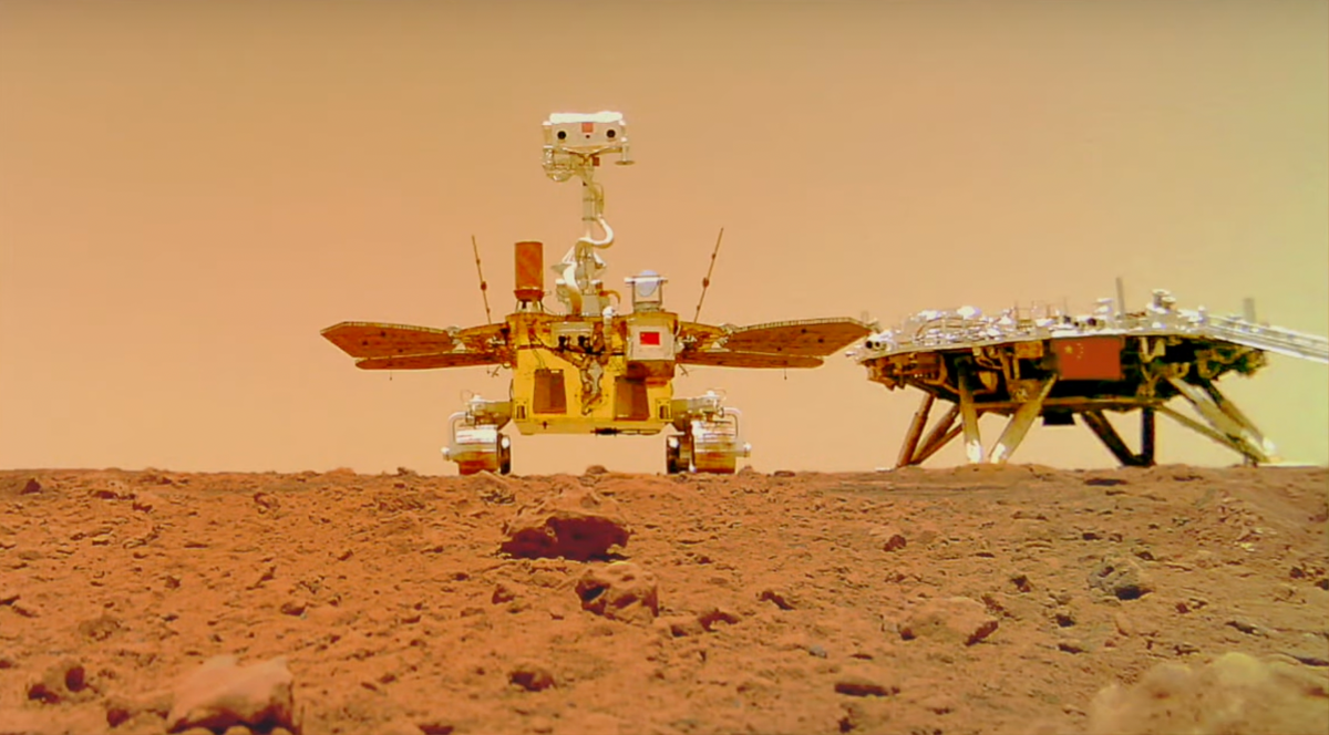 Sarà il rover Zhurong della Cina la prossima vittima delle tempeste di sabbia su Marte?